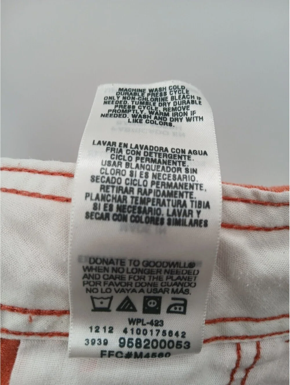Levi Strauss Cargo Shorts Mens 30 Orange Casual Outdoor Western Utility Levi's